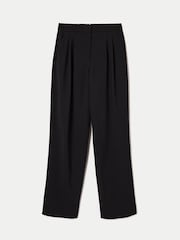 Jigsaw Black Chaplin Fluid Twill Trousers - Image 5 of 5
