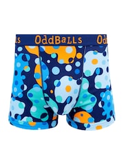 OddBalls Blue Space Balls Print Boxers - Image 1 of 4