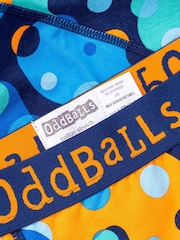 OddBalls Blue Space Balls Print Boxers - Image 3 of 4