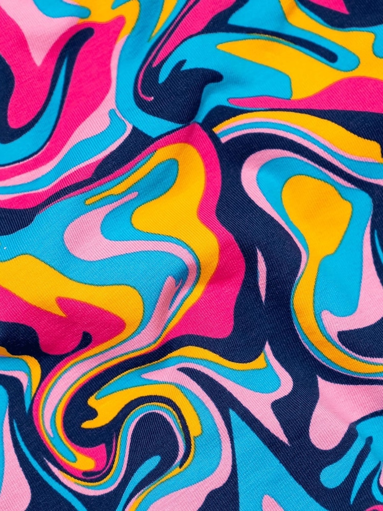 OddBalls Pink Ripple Print Boxers - Image 4 of 4 OddBalls Pink Ripple Print Boxers - Image 4 of 4