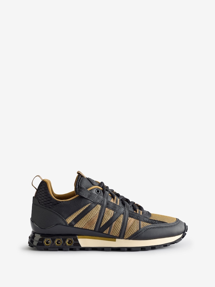 Cruyff Black Fearia Hex Tech Trainers - Image 1 of 1