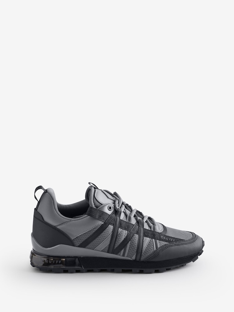 Cruyff Grey Fearia Hex Tech Trainers - Image 1 of 1