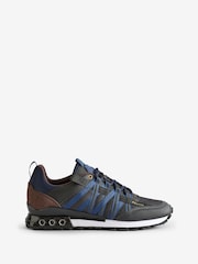 Cruyff Blue Fearia Hex Tech Trainers - Image 1 of 1