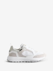 Cruyff White Rayado Trainers - Image 1 of 1