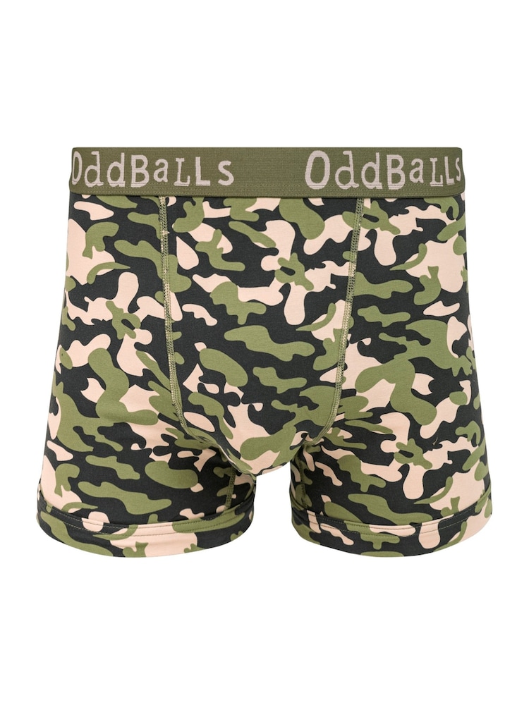 OddBalls Green Commando Boxers - Image 1 of 4 OddBalls Green Commando Boxers - Image 1 of 4