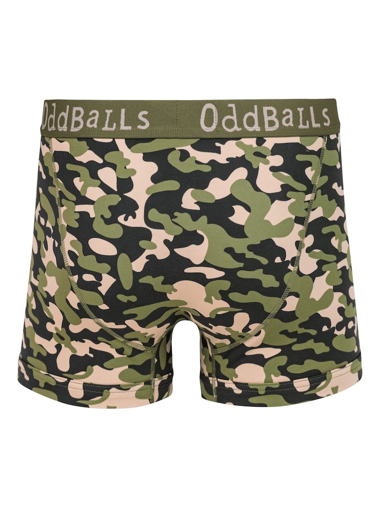 OddBalls Green Commando Boxers - Image 2 of 4 OddBalls Green Commando Boxers - Image 2 of 4