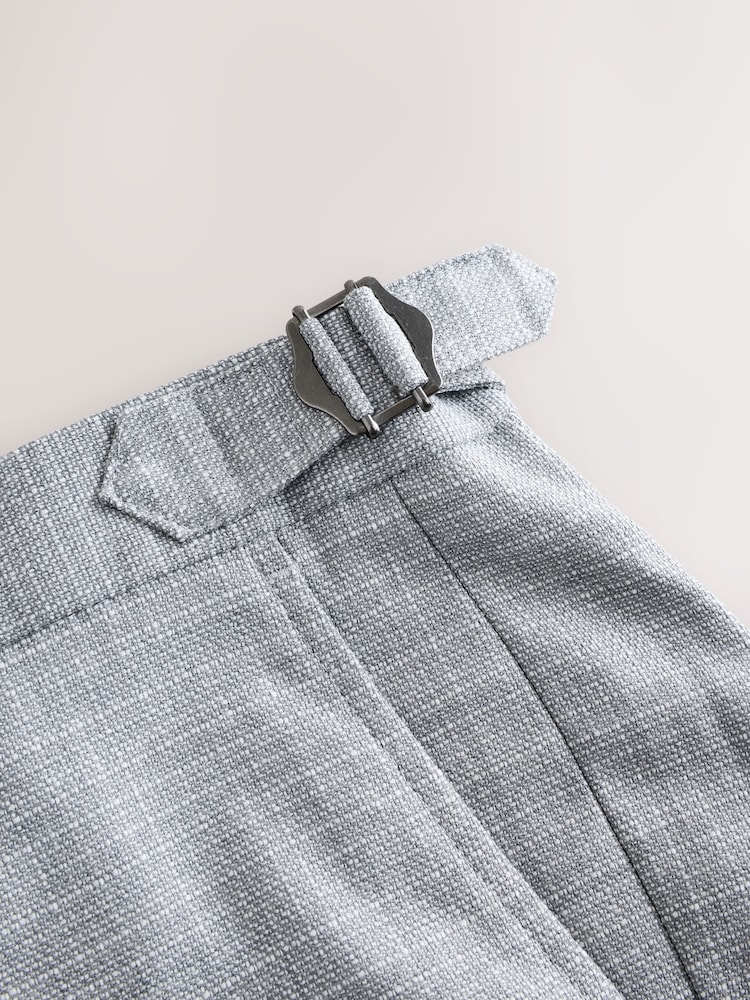 Gris - Pantalons texturés coupe slim avec ajustement latéral - Image 11 of 12