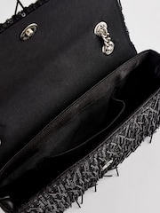 Black Beaded Shoulder Bag - Image 7 of 7