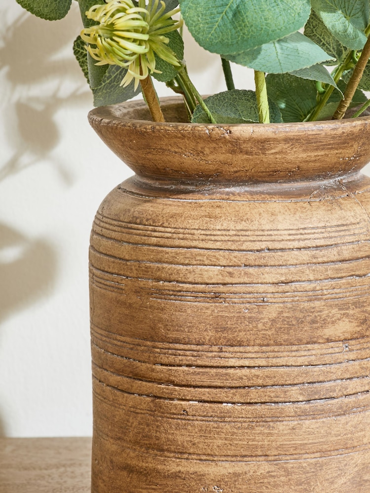 Green Artificial Artichoke Arrangement In Decorative Pot - Image 2 of 5