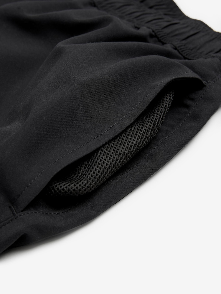 Black Essential No Logo Swim Shorts - Image 11 of 12