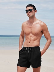 Black Essential No Logo Swim Shorts - Image 4 of 12