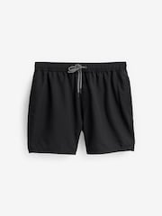 Black Essential No Logo Swim Shorts - Image 8 of 12