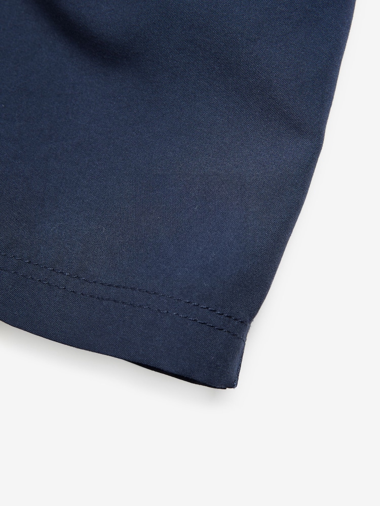 Navy Blue Essential No Logo Swim Shorts - Image 13 of 13