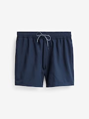 Navy Blue Essential No Logo Swim Shorts - Image 8 of 13