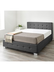 Aspire Furniture Black Stella End Lift Ottoman Bed - Image 2 of 4