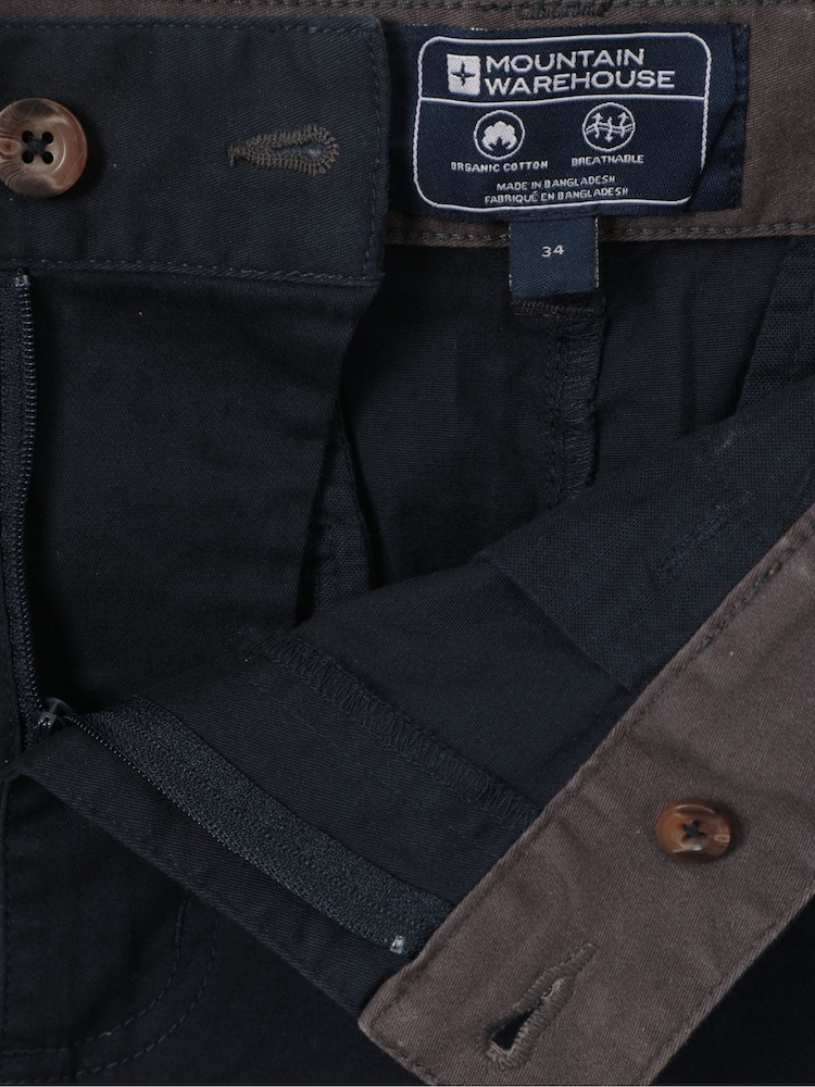 Mountain Warehouse Blue Mens Woods Chino Shorts - Image 6 of 6