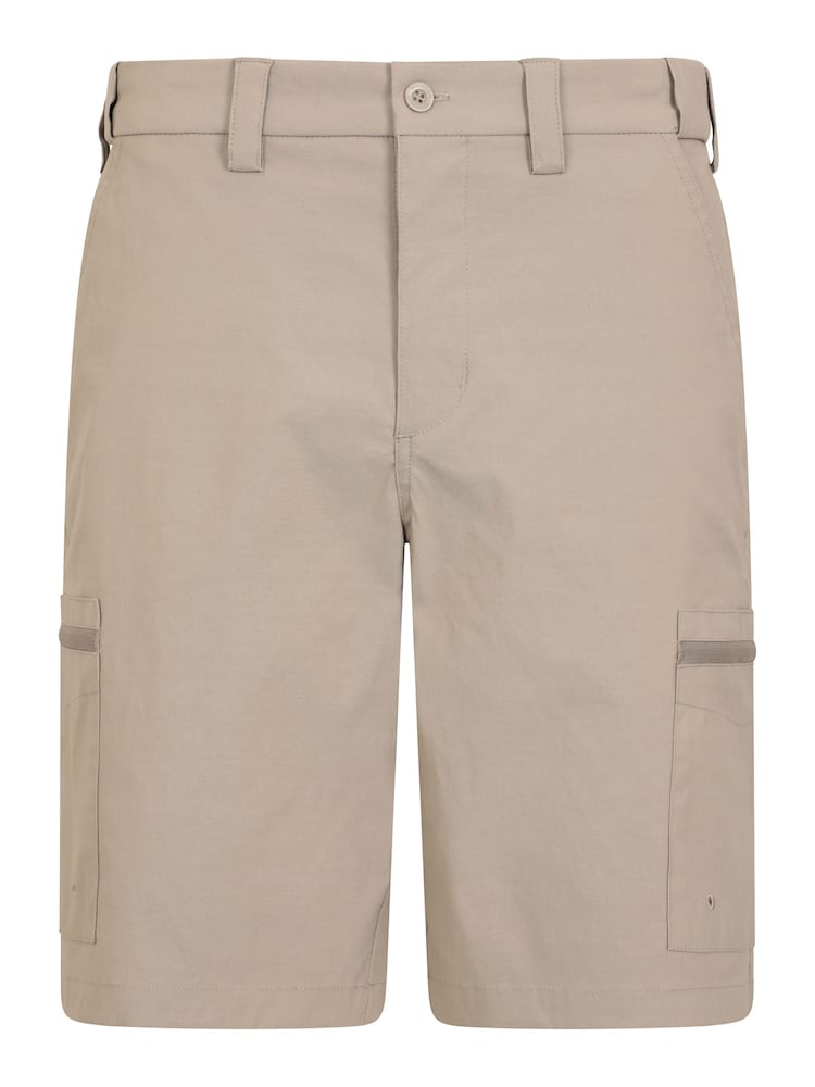 Mountain Warehouse Brown Mens Trek Stretch Shorts - Image 1 of 7 Mountain Warehouse Brown Mens Trek Stretch Shorts - Image 1 of 7