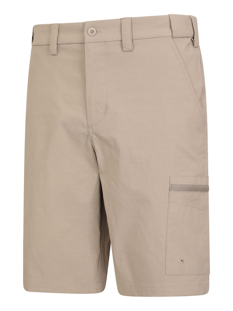 Buy Mountain Warehouse Brown Mens Trek Stretch Shorts from the