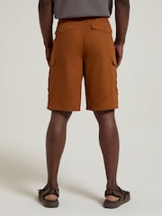 Mountain Warehouse Orange Mens Lakeside Cargo 100% Cotton Shorts - Image 4 of 10