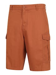 Mountain Warehouse Orange Mens Lakeside Cargo 100% Cotton Shorts - Image 8 of 10
