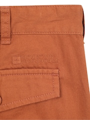 Mountain Warehouse Orange Mens Lakeside Cargo 100% Cotton Shorts - Image 9 of 10