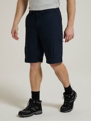 Mountain Warehouse Blue Mens Trek Convertible Walking Trousers - Image 3 of 4