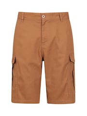 Mountain Warehouse Natural Mens Lakeside Cargo 100% Cotton Shorts - Image 1 of 5