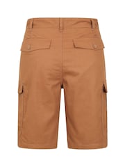 Mountain Warehouse Natural Mens Lakeside Cargo 100% Cotton Shorts - Image 2 of 5