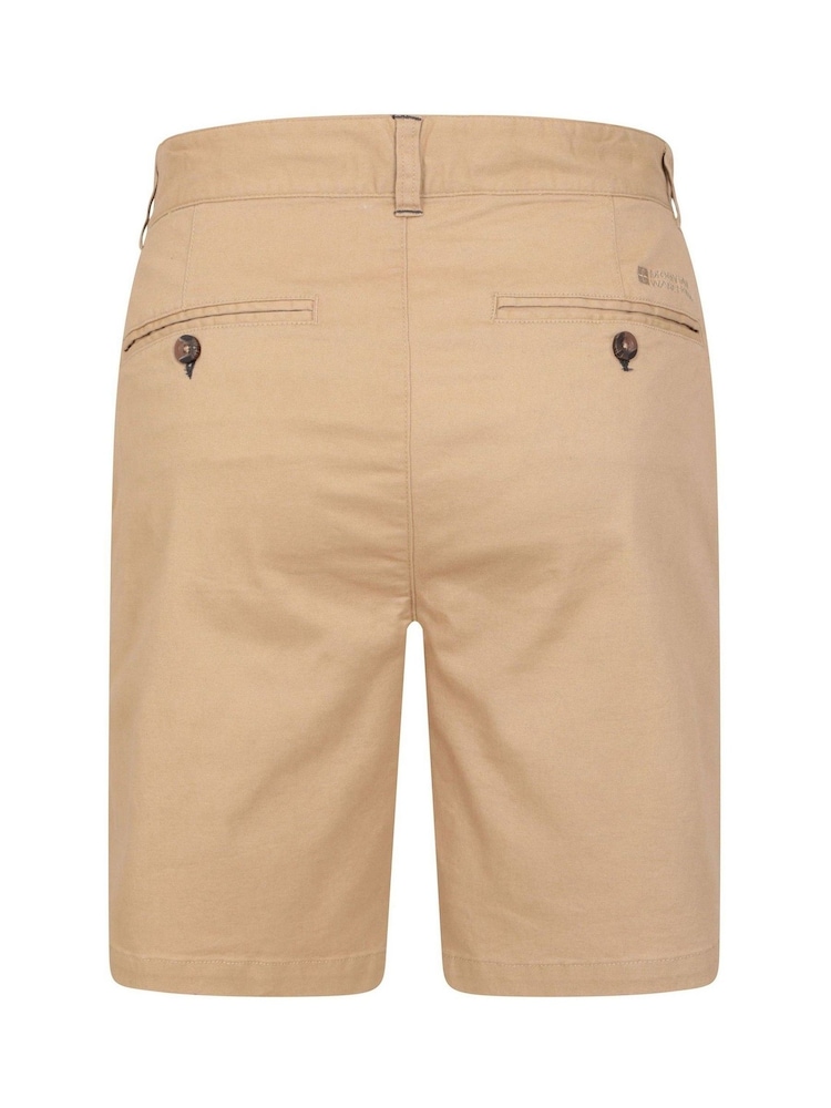Mountain Warehouse Cream Mens Woods Organic Chino Shorts - Image 2 of 5