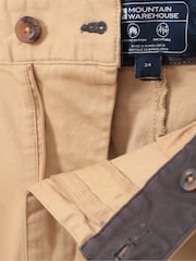 Mountain Warehouse Cream Mens Woods Organic Chino Shorts - Image 4 of 5