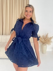 Girl In Mind Victoria Hemdblusenkleid mit Stickerei 100 % Baumwolle - Bild 2 von 4