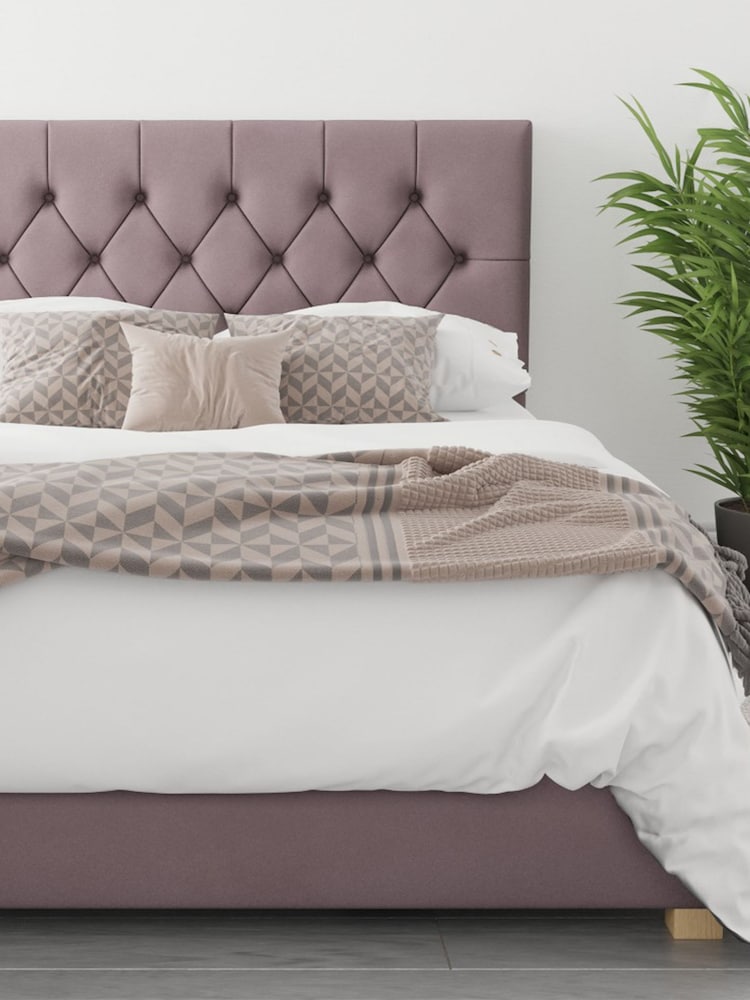 Aspire Furniture Blush Olivier End Lift Ottoman Storage Bed - Image 1 of 3