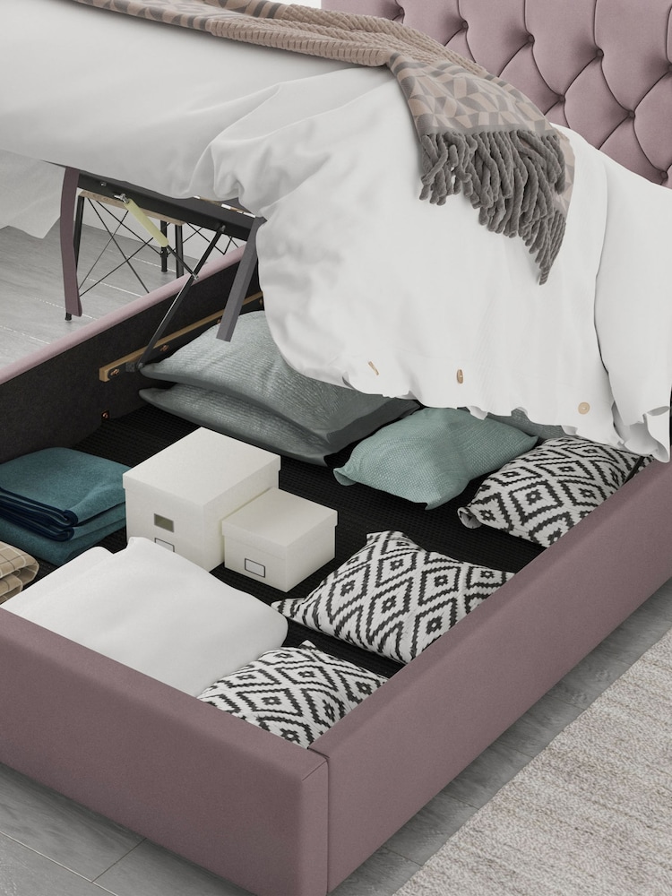 Aspire Furniture Blush Olivier End Lift Ottoman Storage Bed - Image 2 of 3