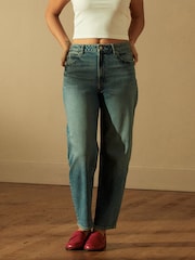 Bleu moyen - Jeans droits - Image 1 de 9