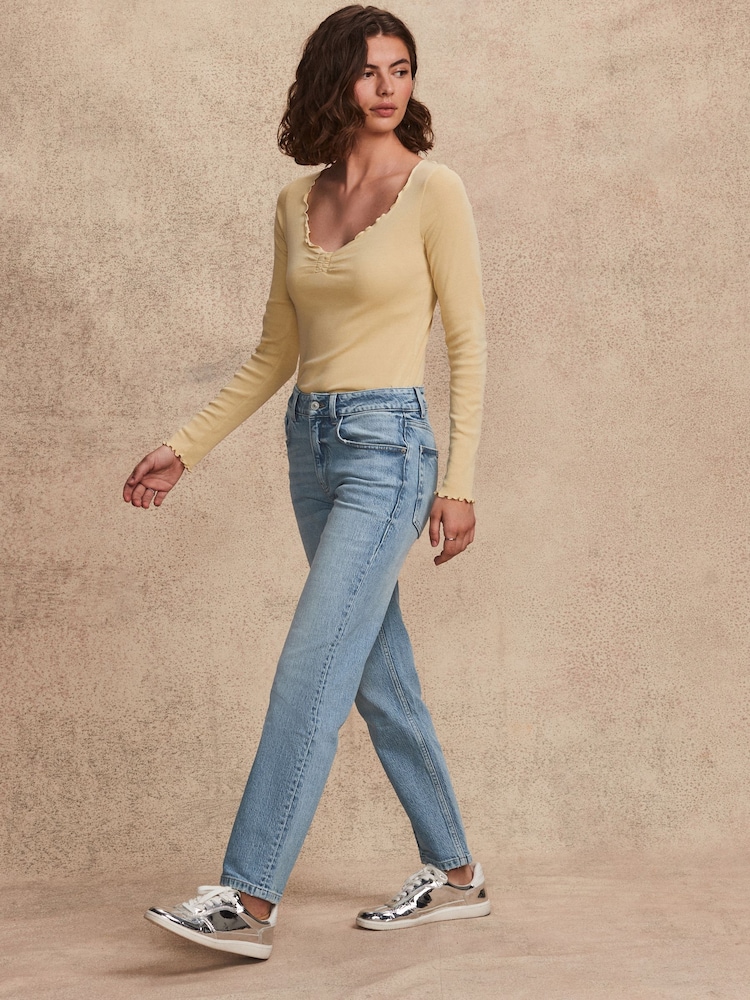 Bleu moyen - Jeans droits - Image 2 de 9