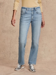Bleu moyen - Jeans droits - Image 4 de 9