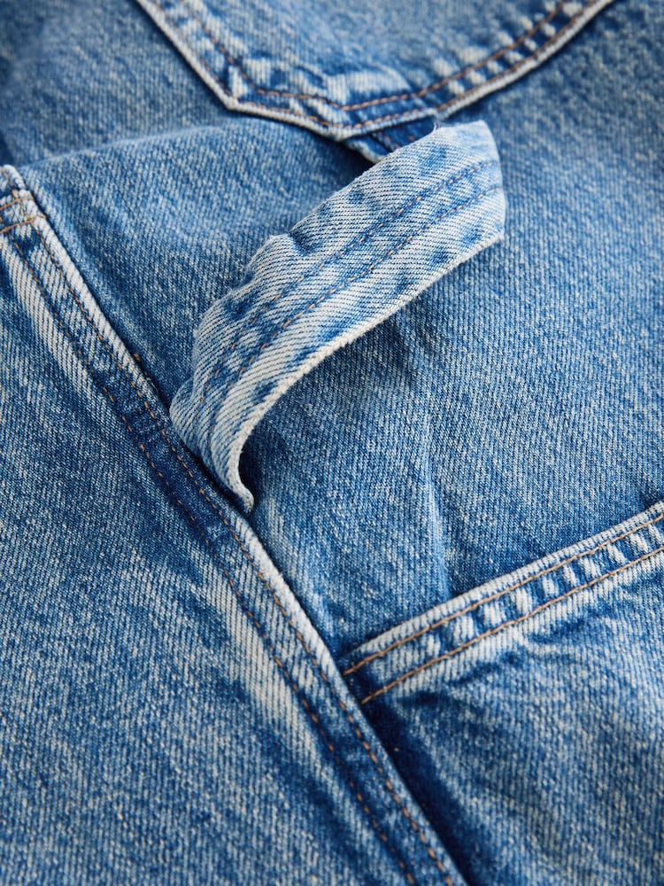 Bleu moyen - Jean Hourglass Carpenter large 100% coton - Image 8 of 9