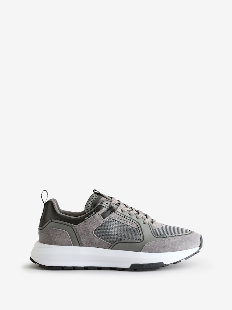 Cruyff Grey Rayado Trainers - Image 1 of 1