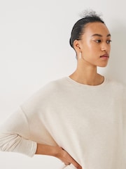 Hush Cream Gillian Longline Jersey Top - Image 1 of 5