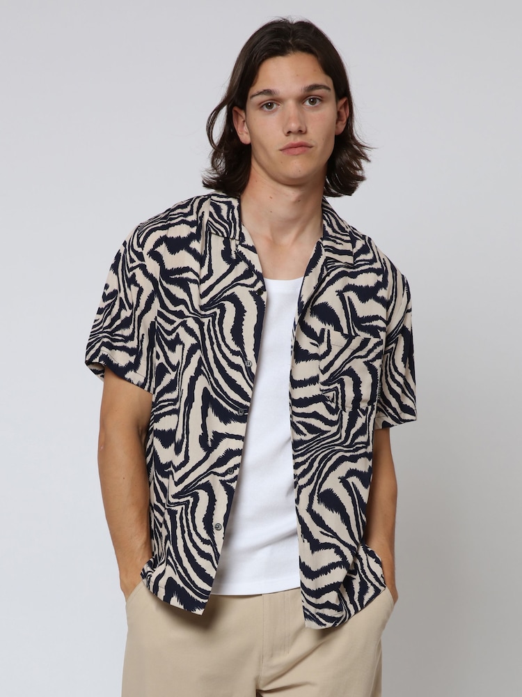 Religion Black Zebra Shirt - Image 1 of 5