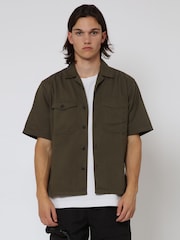 Religion Green Tackle Short Sleeve Shirt - Image 1 of 5