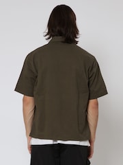 Religion Green Tackle Short Sleeve Shirt - Image 2 of 5