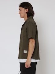 Religion Green Tackle Short Sleeve Shirt - Image 3 of 5
