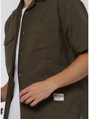 Religion Green Tackle Short Sleeve Shirt - Image 4 of 5