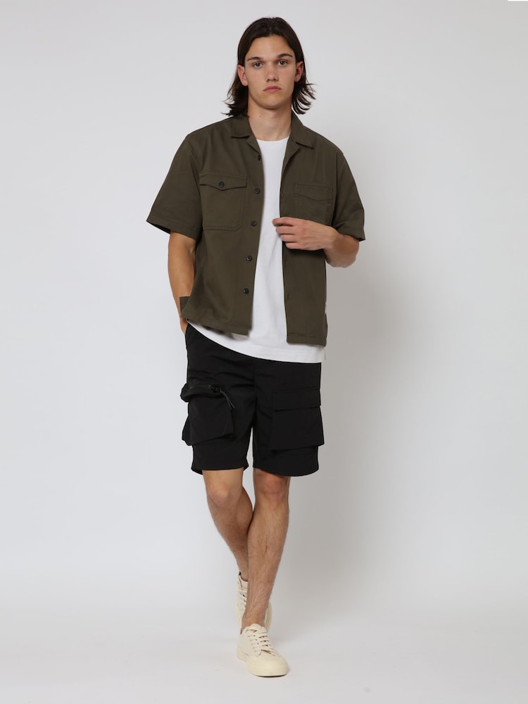 Religion Green Tackle Short Sleeve Shirt - Image 5 of 5