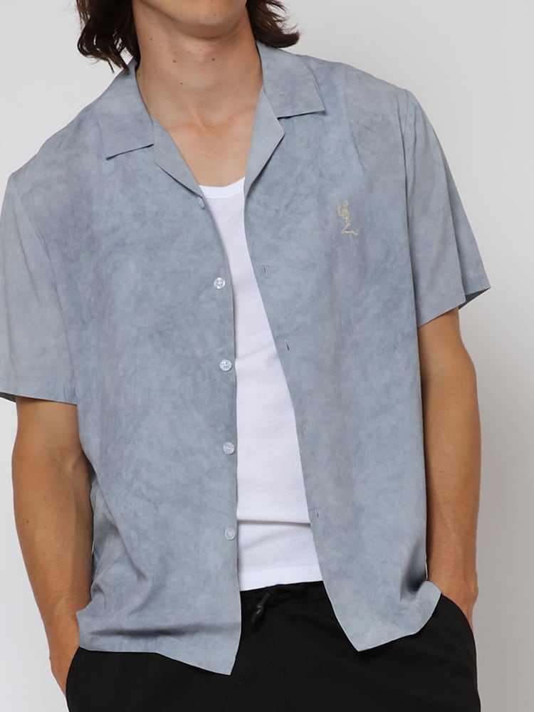 Religion Blue Dark STORM SHIRT - Image 1 of 5