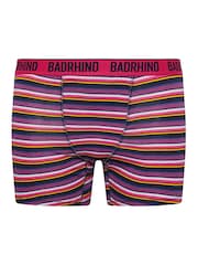 BadRhino Big & Tall Blue Stripe Boxers 3 Pack - Image 5 of 7
