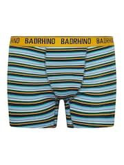 BadRhino Big & Tall Blue Stripe Boxers 3 Pack - Image 6 of 7