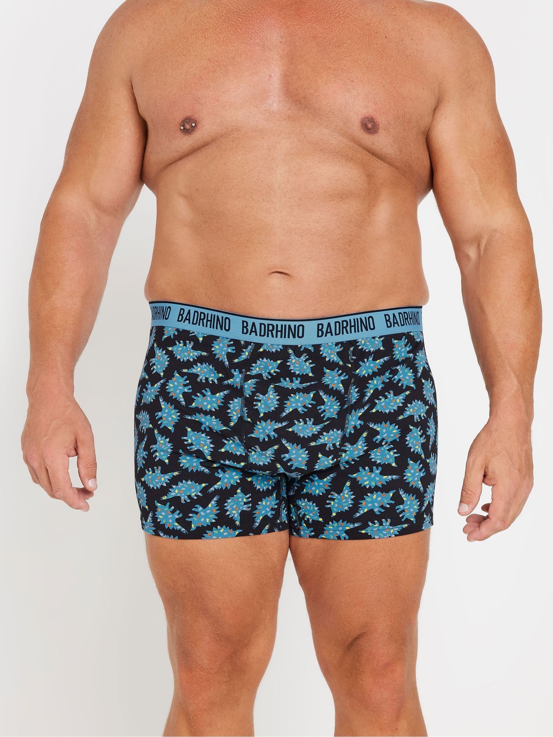 Buy BadRhino Big Tall Black Dino Boxers 3 Pack from the Next UK online shop