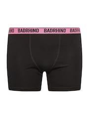 BadRhino Big & Tall Black Waistband Boxers 3 Pack - Image 6 of 7